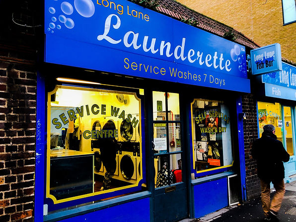Long Lane Launderette Shopfront